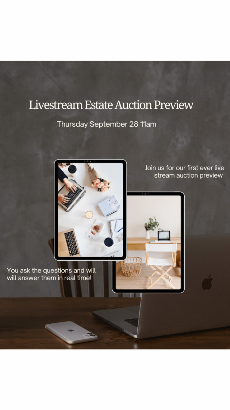 Livestream Estate Auction Preview 